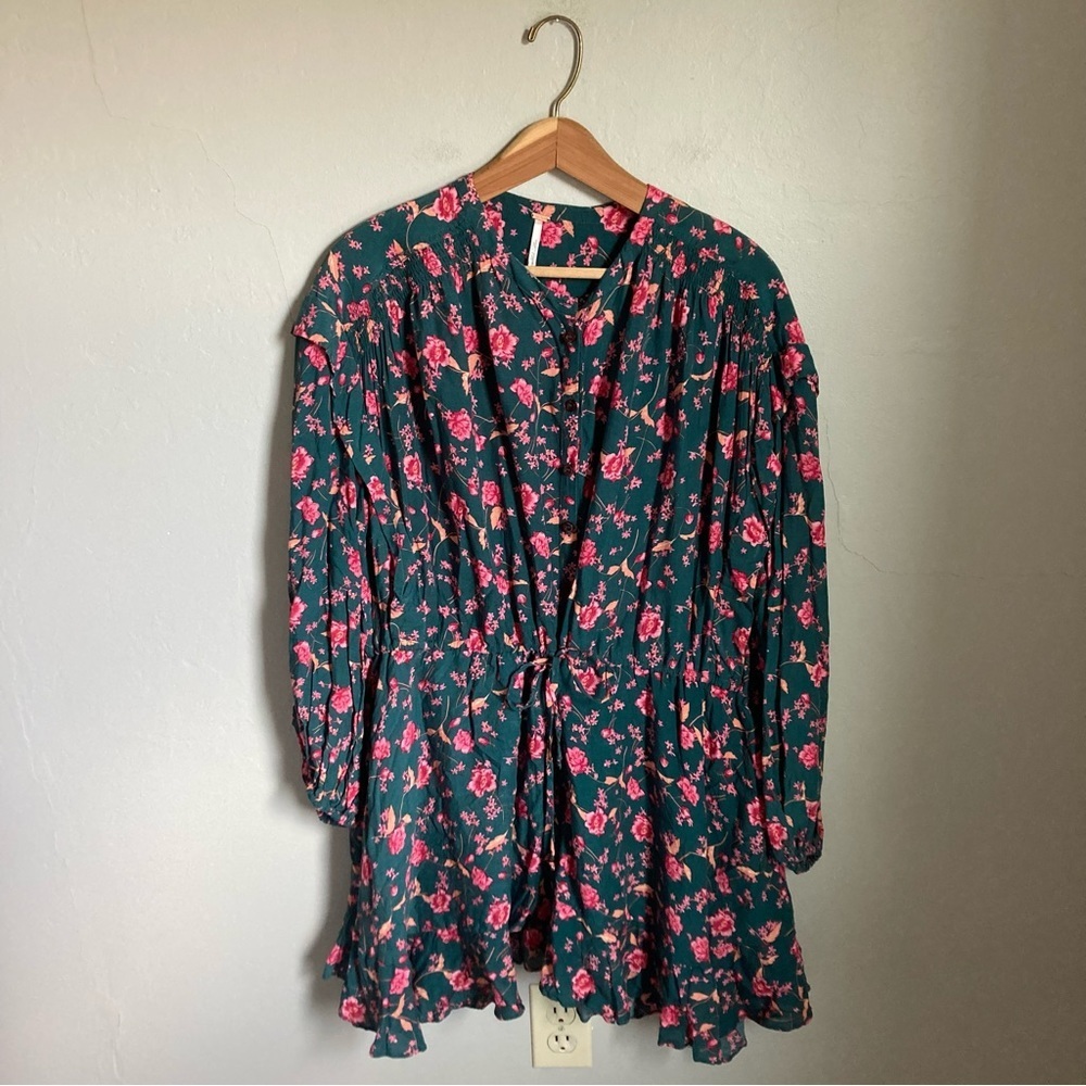 Free People Floral Dress Size XS - Picture 1 of 5